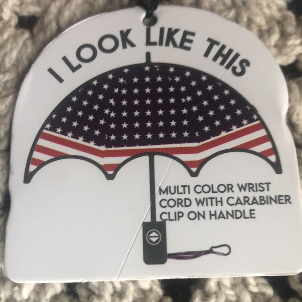 Patriotic Stars and Stripes Umbrella - Picture 2 of 4